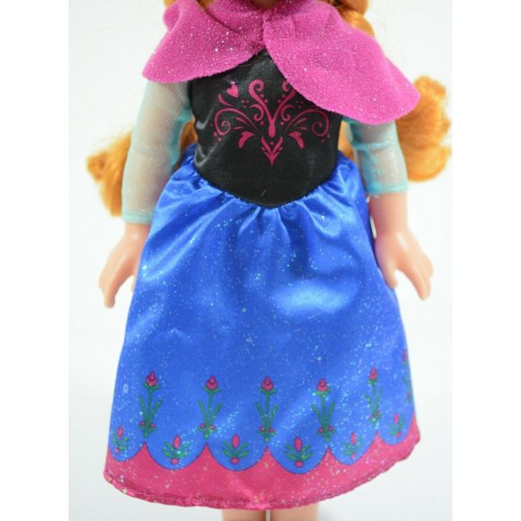 Disney Jakks Pacific Frozen Toddler Anna 13" Doll Toy - No Shoes - Picture 3 of 9
